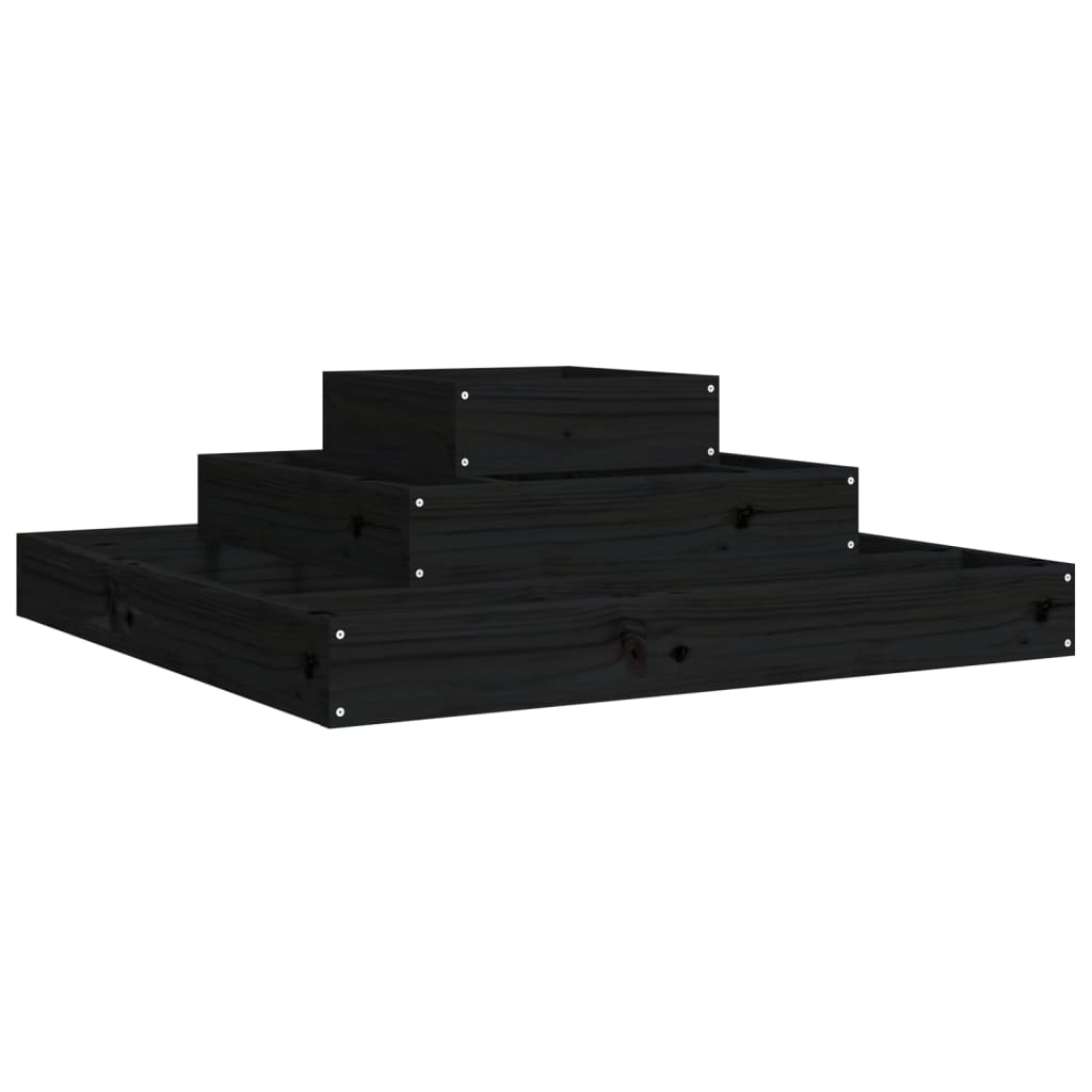 Sadilica crna 80 x 80 x 27 cm od masivne borovine
