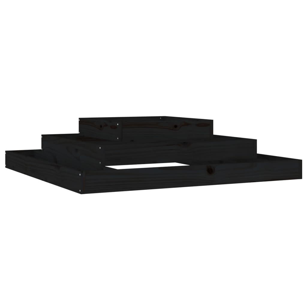 Sadilica crna 110x110x27 cm od masivne borovine