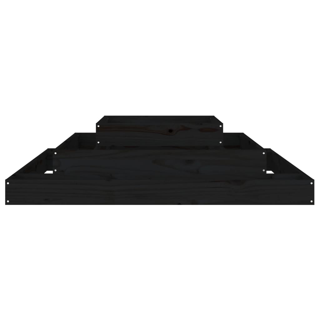 Sadilica crna 110x110x27 cm od masivne borovine