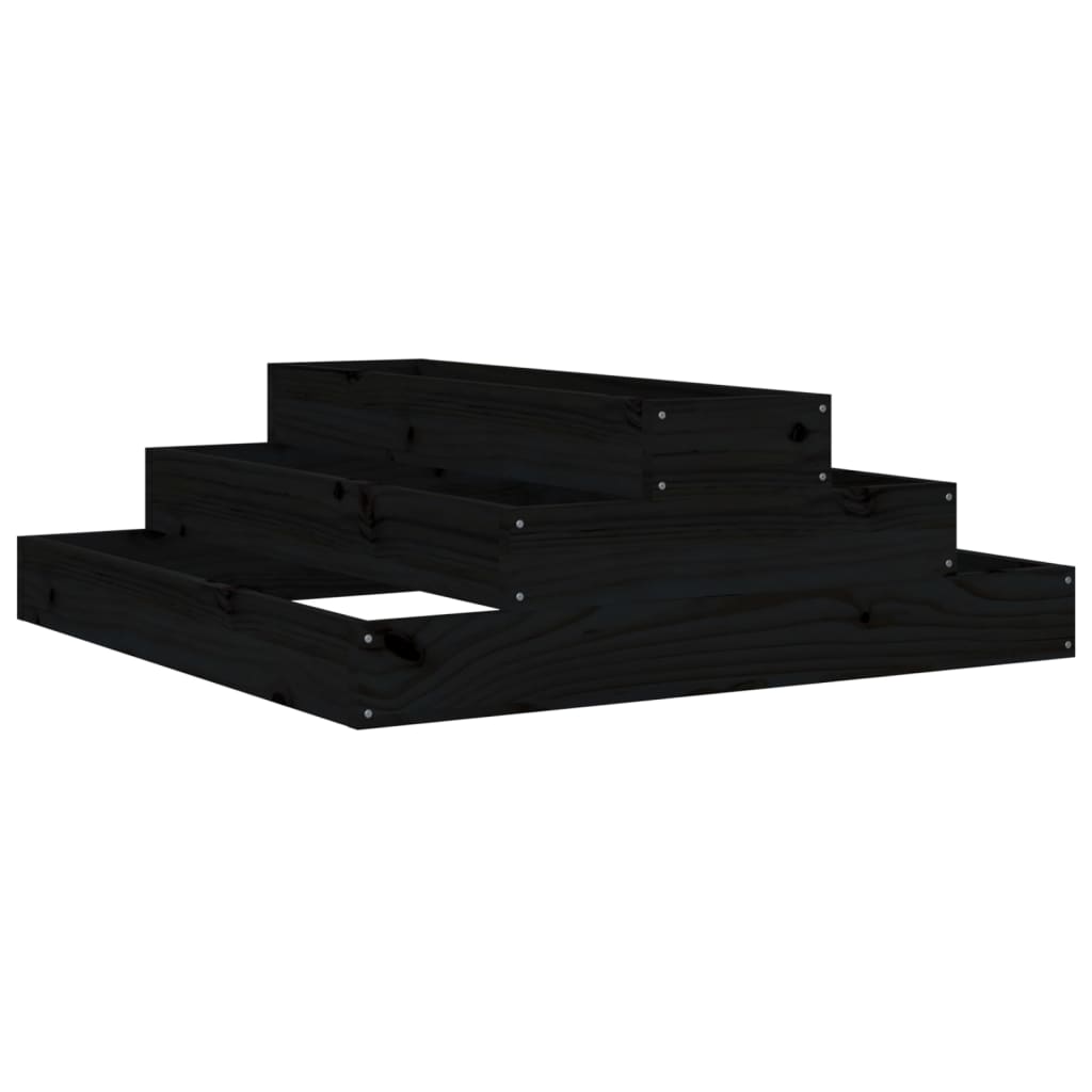 Sadilica crna 80 x 80 x 27 cm od masivne borovine