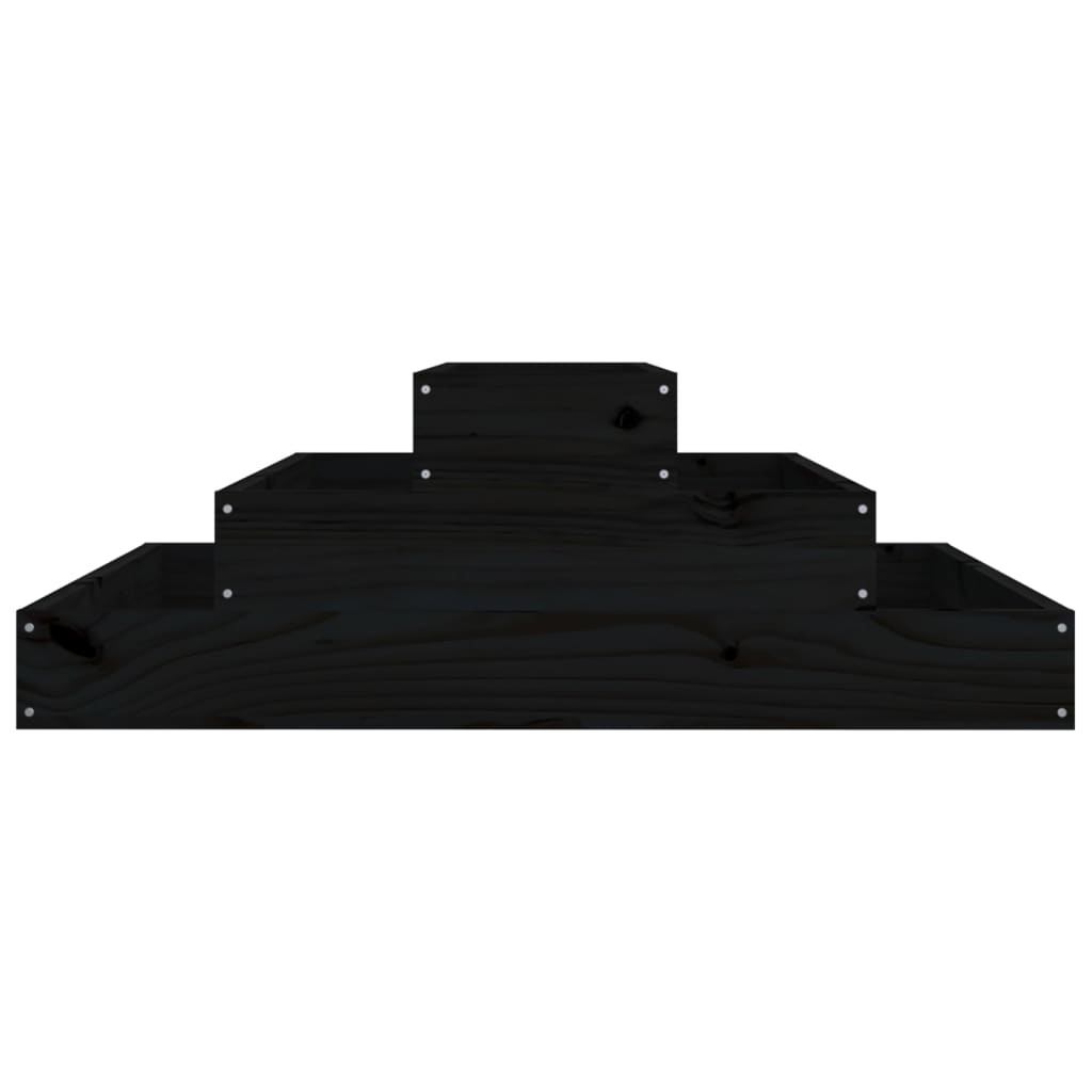Sadilica crna 80 x 80 x 27 cm od masivne borovine
