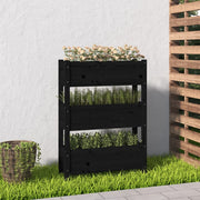 Sadilica crna 77 x 25 x 104,5 cm od masivne borovine