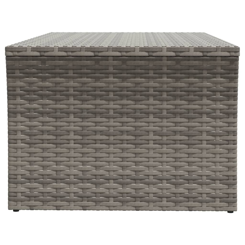 Stolić za kavu sivi 100 x 50 x 40 cm od poliratana