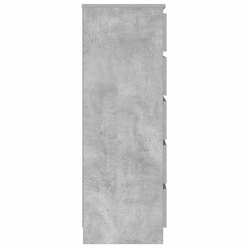 Ladičar siva boja betona 60 x 36 x 103 cm od konstruiranog drva