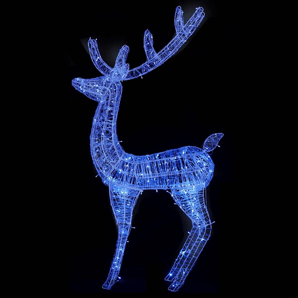 XXL akrilni božićni sobovi 250 LED 2 kom 180 cm plavi