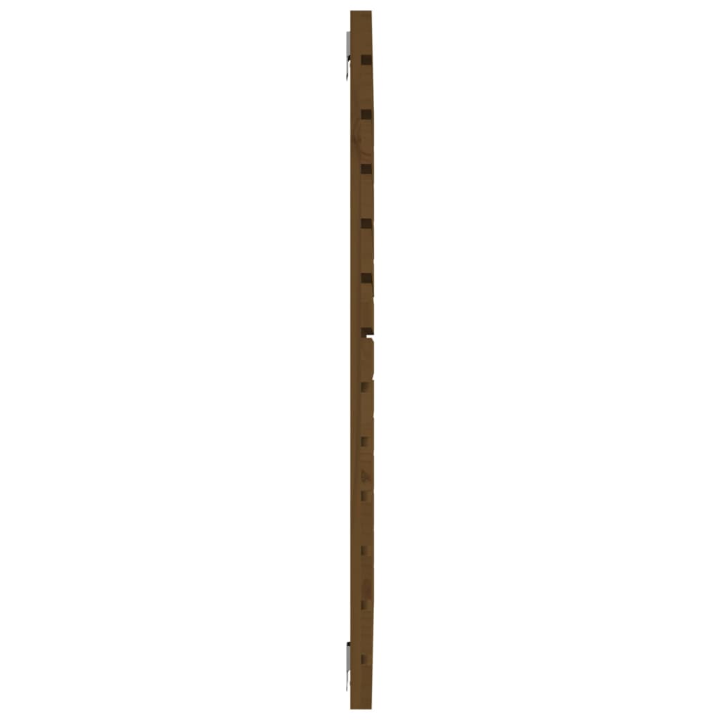 Zidno uzglavlje boja meda 106x3x91,5 cm masivna borovina