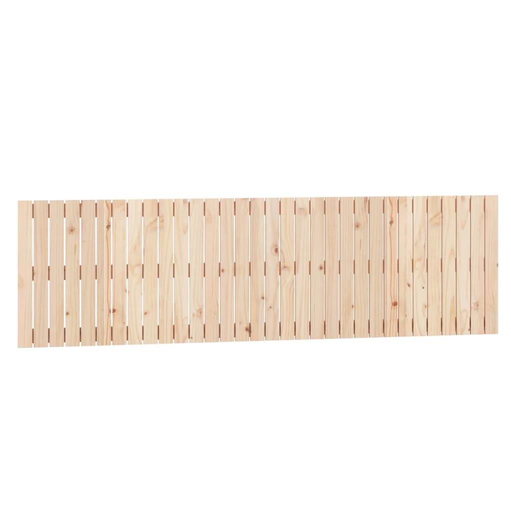 Zidno uzglavlje 204x3x60 cm od masivne borovine