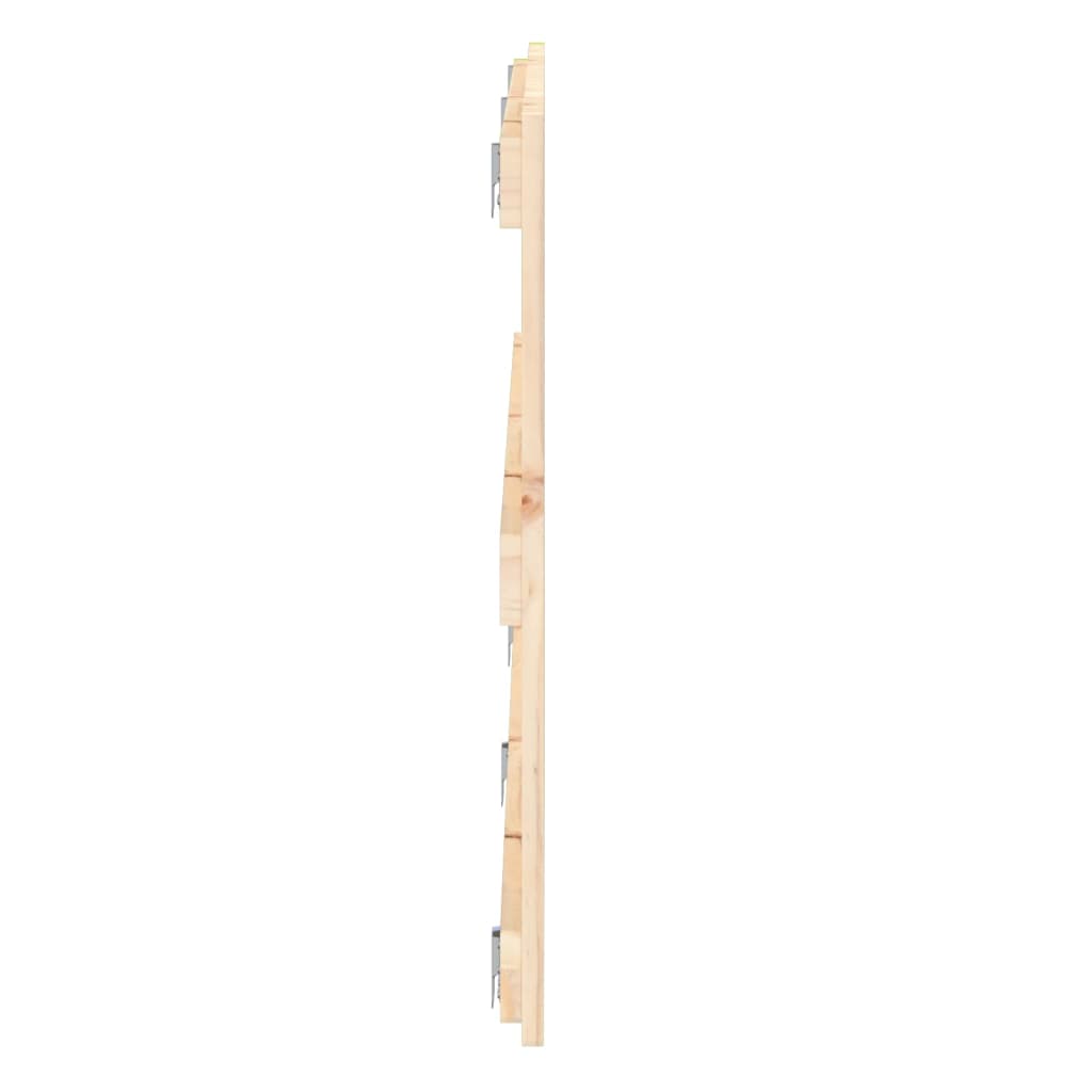 Zidno uzglavlje 204x3x60 cm od masivne borovine