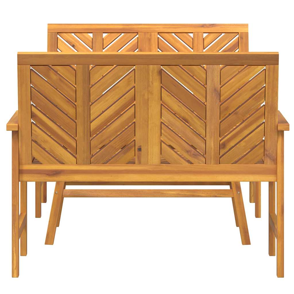 Set lounge namještaja za vrt 3 pcs Smeđa Čvrsto drvo akacije