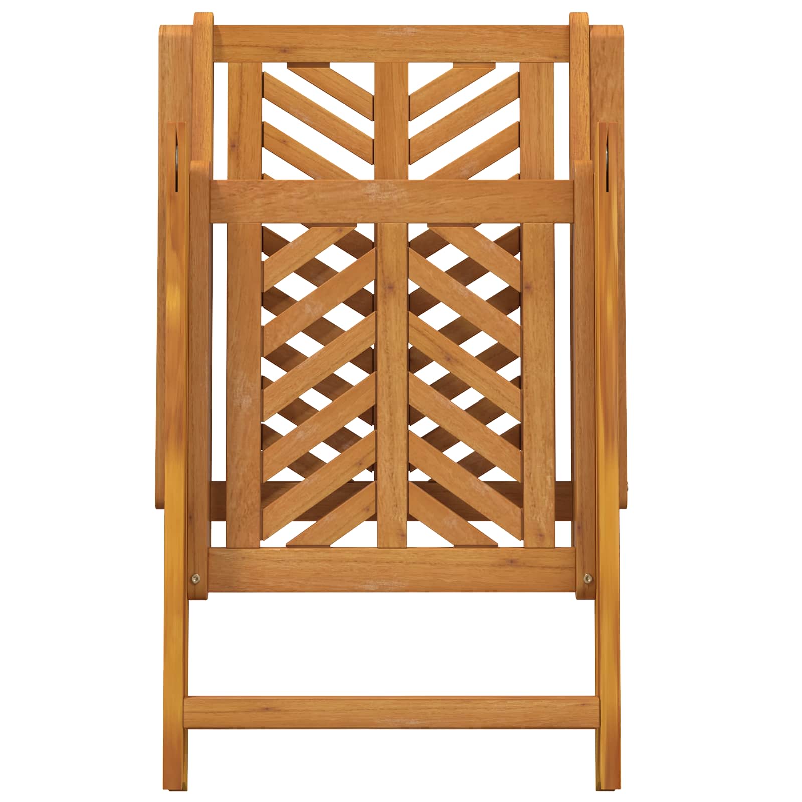Vrtna stolica 8 pcs Smeđa 57 x 72 x 109 cm Čvrsto drvo akacije
