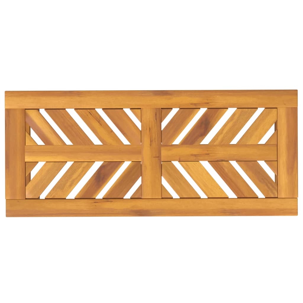 Vrtna klupa 80 cm od masivnog bagremovog drva