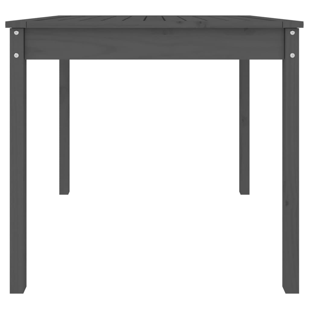 Vrtni stol sivi 82,5 x 82,5 x 76 cm od masivne borovine