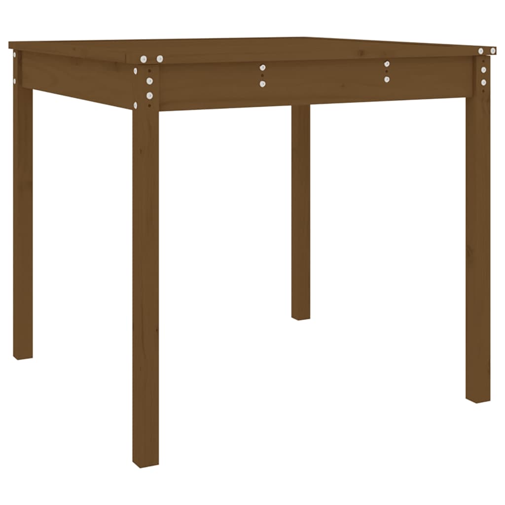 Vrtni stol boja meda 82,5x82,5x76 cm od masivne borovine