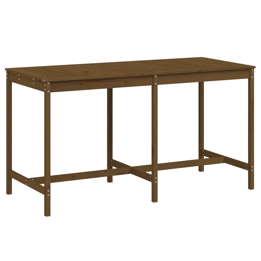 Vrtni stol boja meda 203,5x90x110 cm od masivne borovine