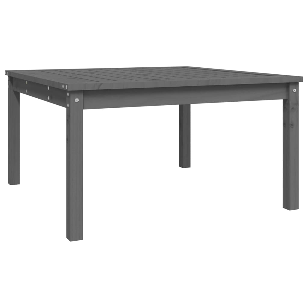 Vrtni stol sivi 82,5 x 82,5 x 45 cm od masivne borovine