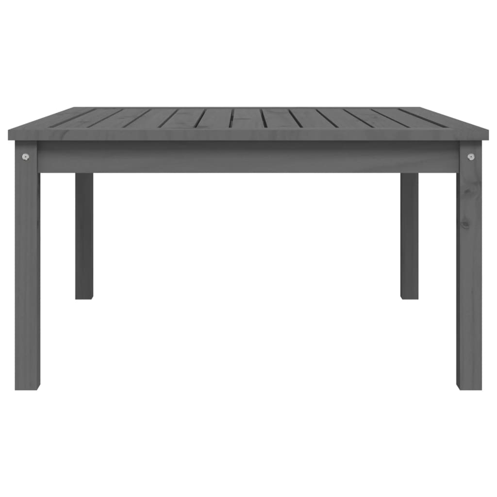 Vrtni stol sivi 82,5 x 82,5 x 45 cm od masivne borovine