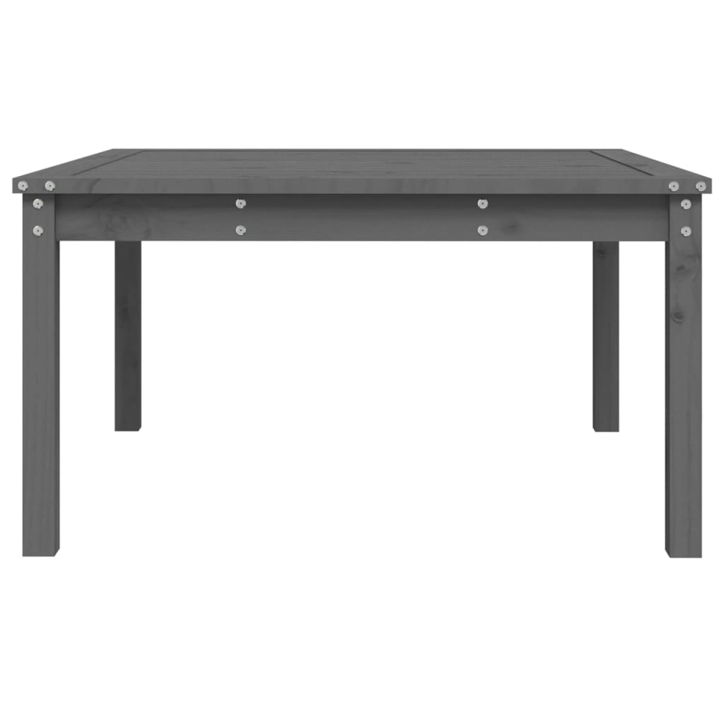Vrtni stol sivi 82,5 x 82,5 x 45 cm od masivne borovine