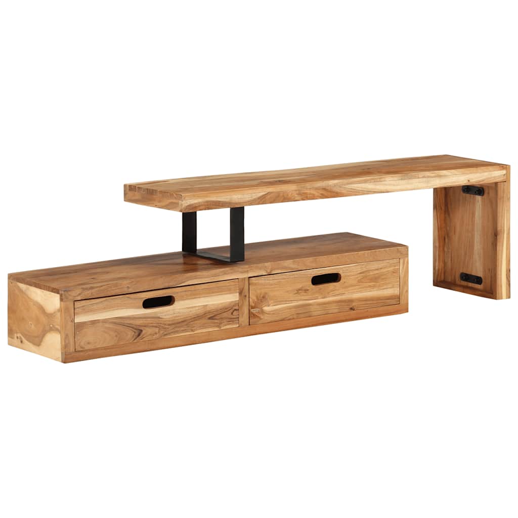 TV stalak (118-200) x 30 x 40 cm Masivno drvo akacije
