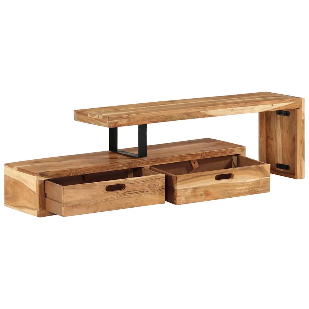 TV stalak (118-200) x 30 x 40 cm Masivno drvo akacije
