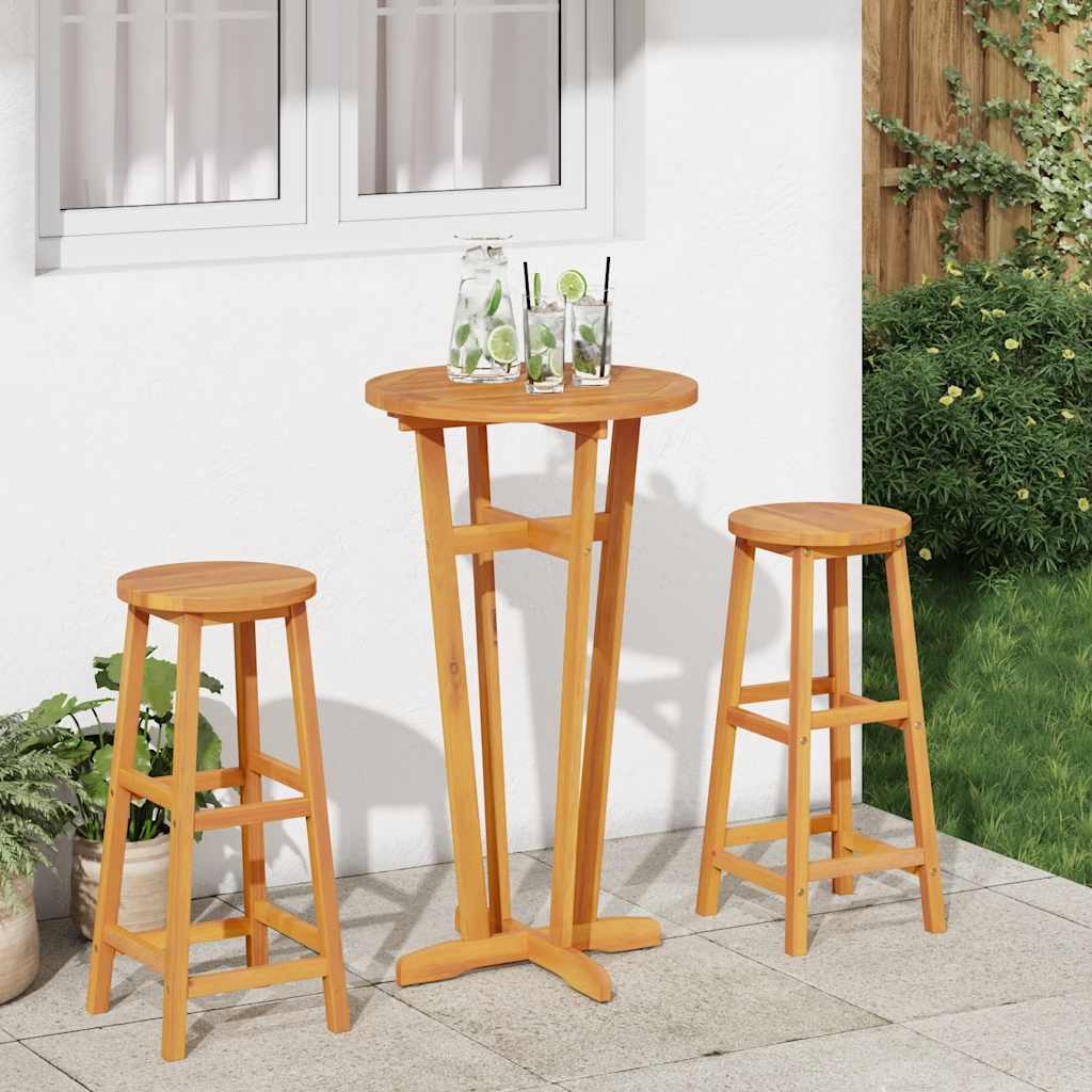 Vrtni barski stol Ø 60 x 105 cm od masivnog bagremovog drva