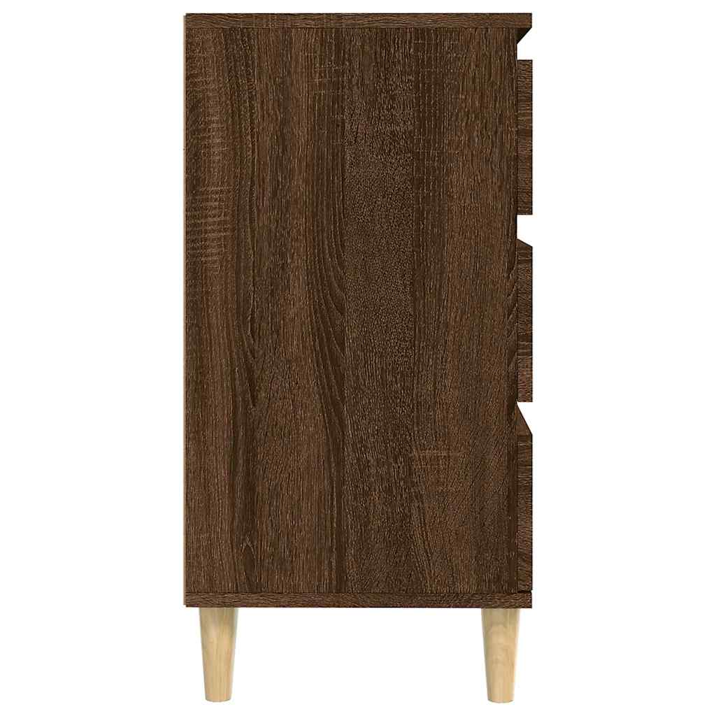Komoda boja smeđeg hrasta 60 x 35 x 70 cm konstruirano drvo