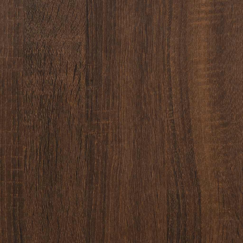 Komoda boja smeđeg hrasta 60 x 35 x 70 cm konstruirano drvo
