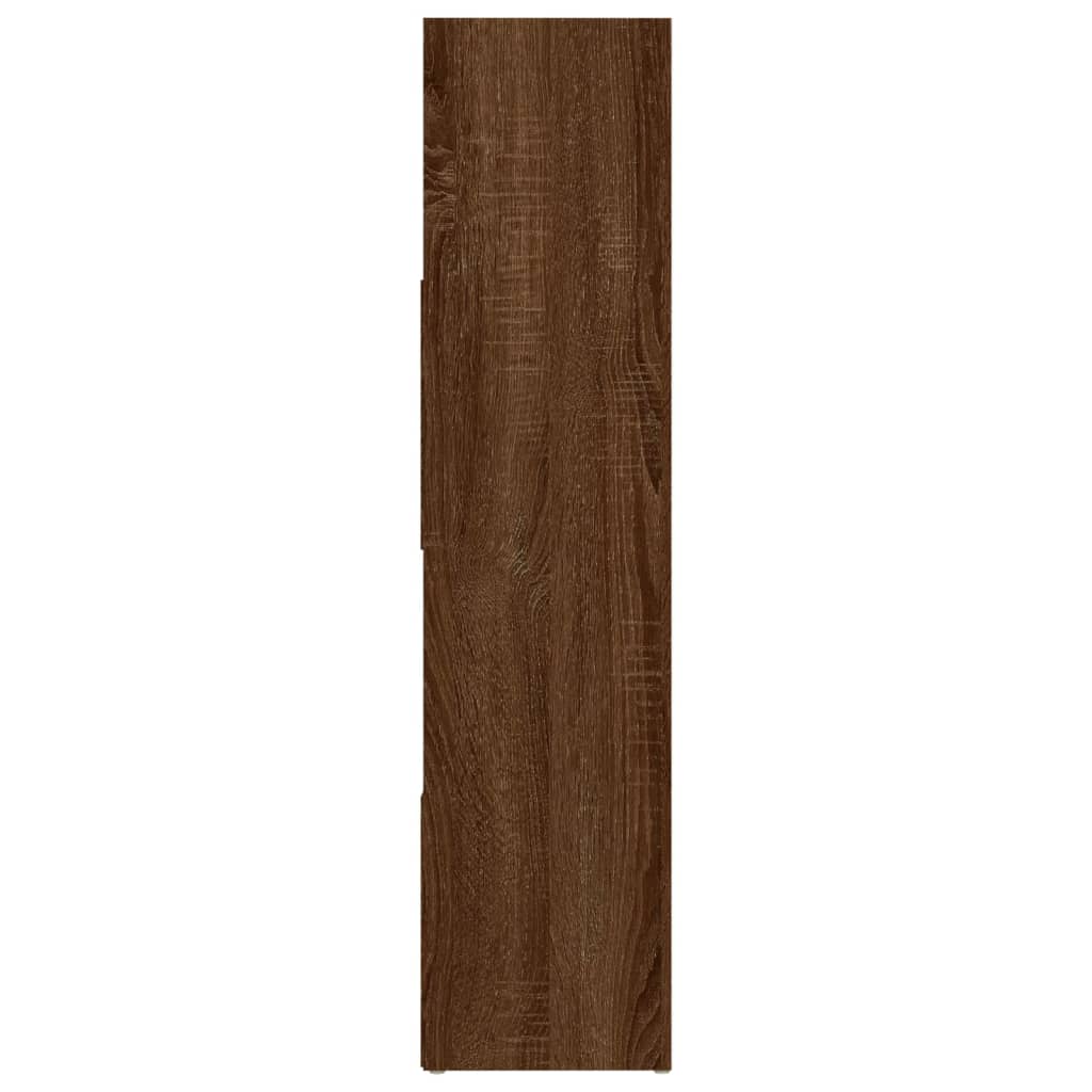 Ormarić za knjige / pregrada boja smeđeg hrasta 105x24x102 cm