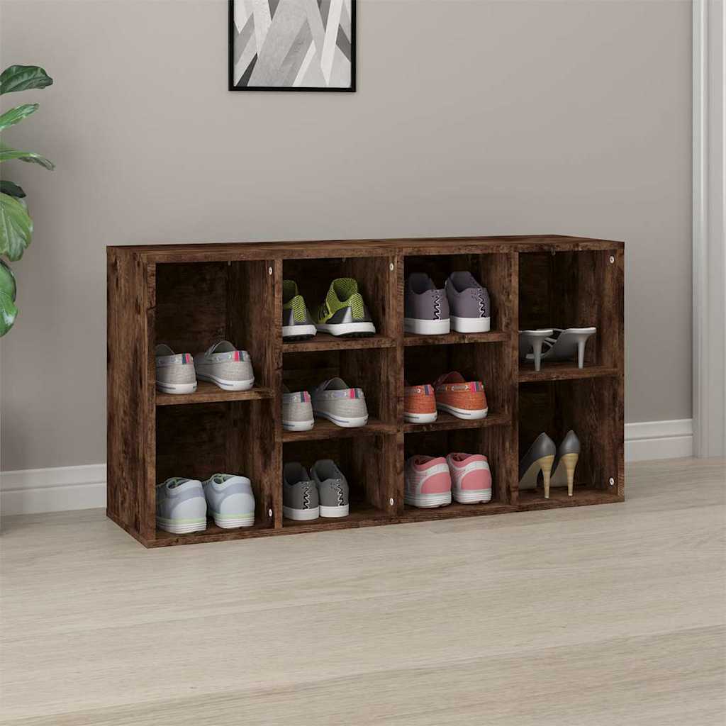 Klupa za cipele boja hrasta 103x30x55 cm konstruirano drvo