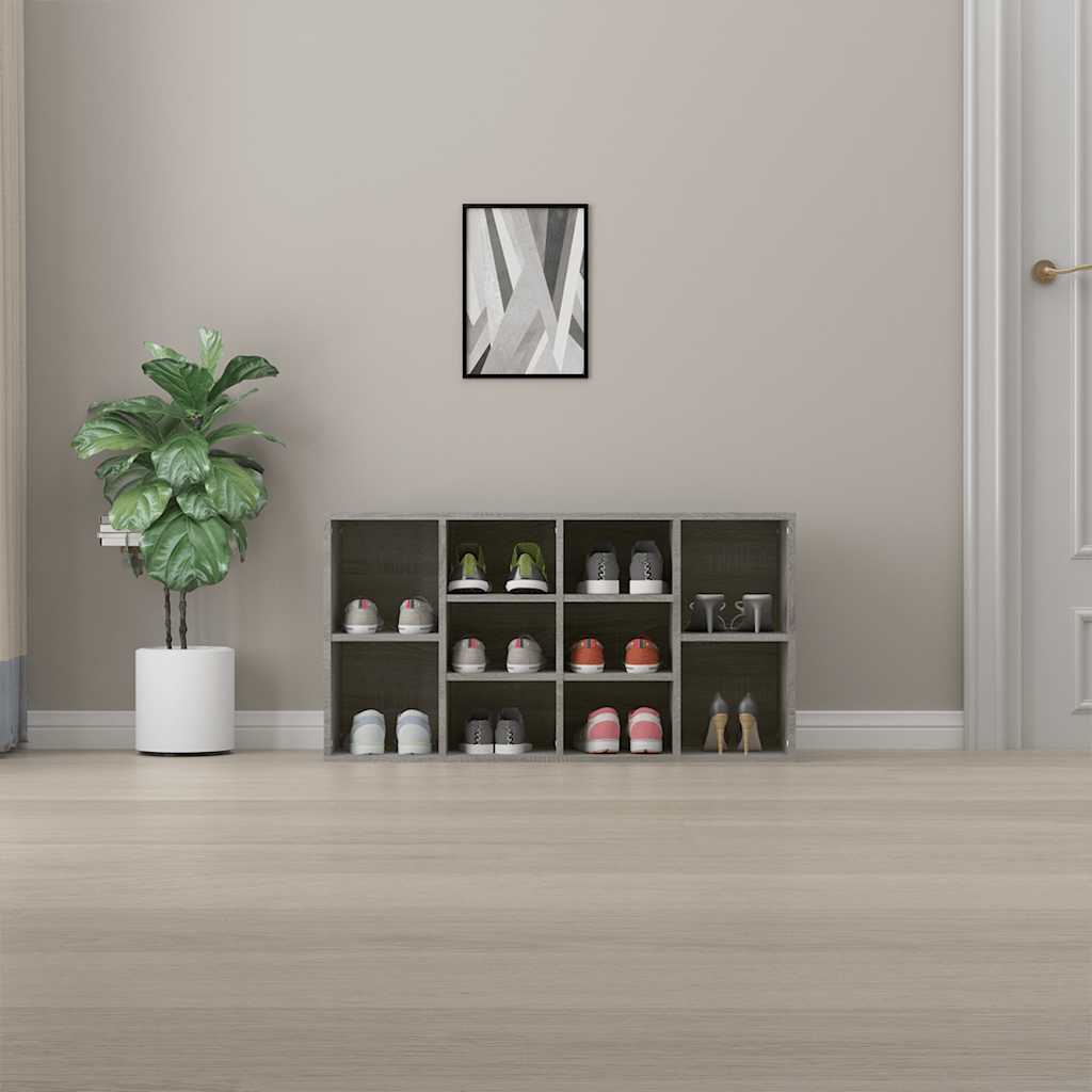 Klupa za cipele boja hrasta 103x30x55 cm konstruirano drvo