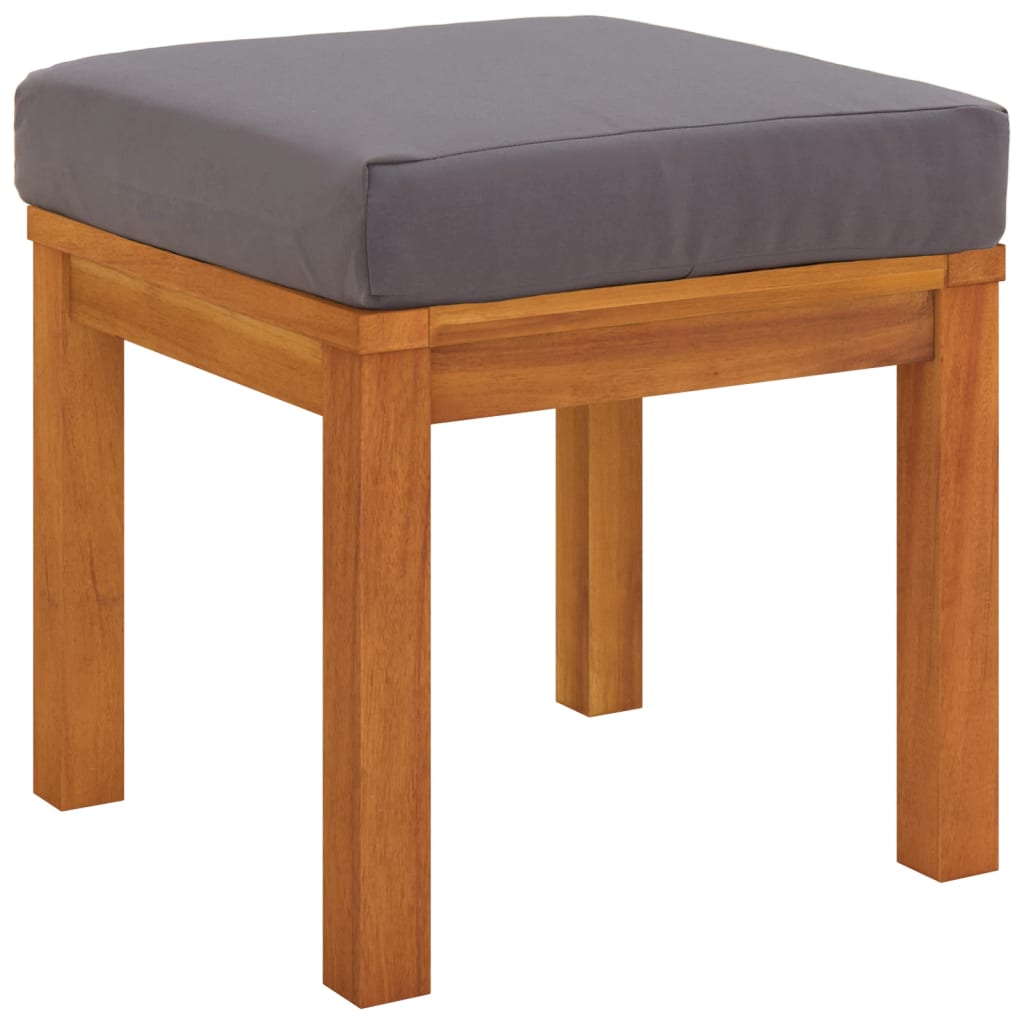 Vrtni stolci s jastucima 2 kom 40x40x42 cm od bagremovog drva