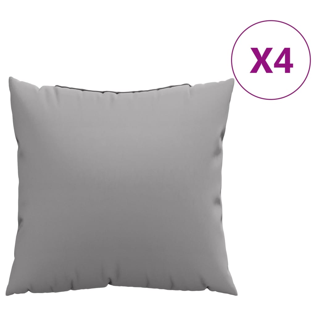Jastuci za sofu 4 kom sivi 50 x 50 cm od tkanine