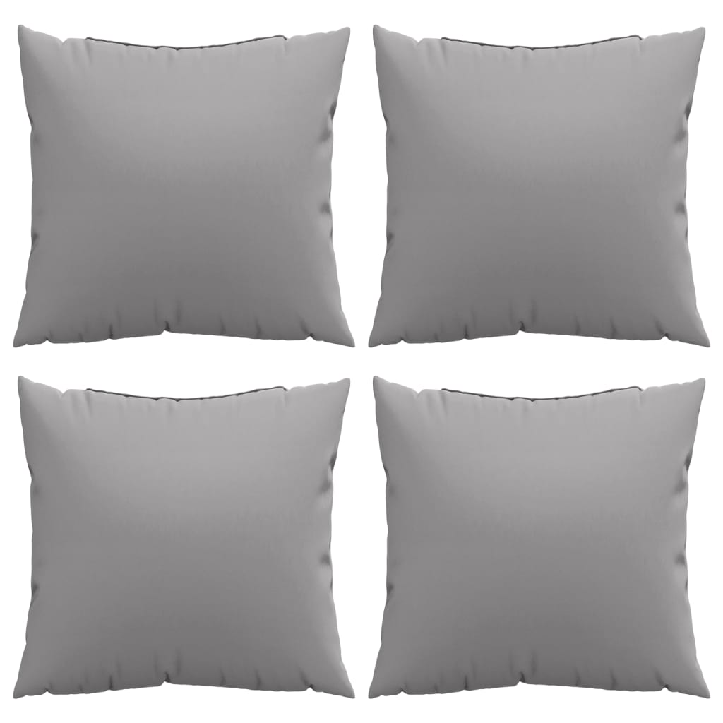 Jastuci za sofu 4 kom sivi 50 x 50 cm od tkanine