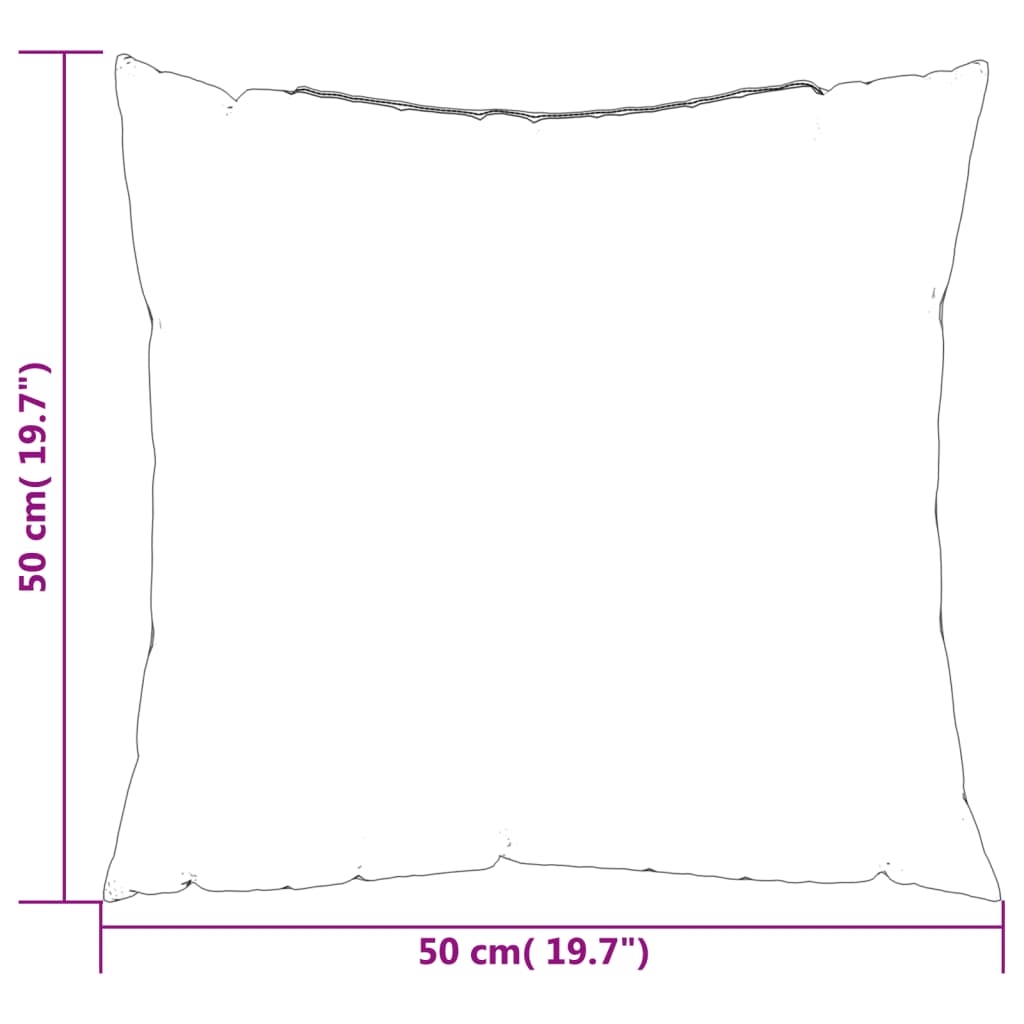 Jastuci za sofu 4 kom bež 50 x 50 cm od tkanine