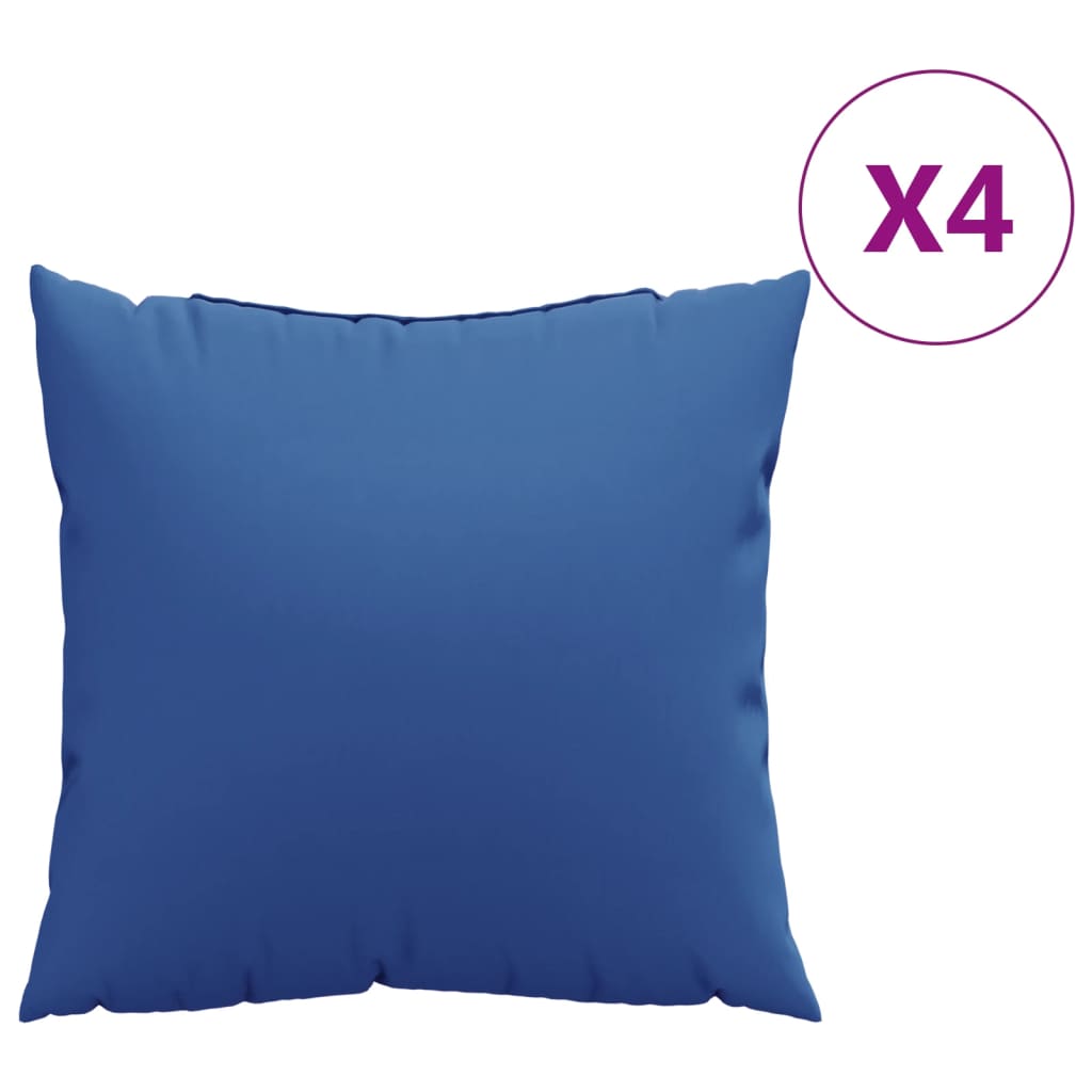 Jastuci za sofu 4 kom kraljevsko plavi 50 x 50 cm od tkanine