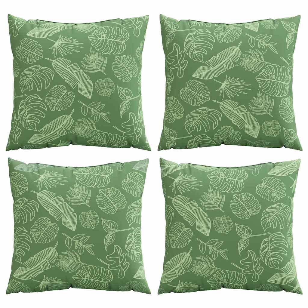 Jastučići za raspršenje 4 pcs Uzorak lista 50 x 50 cm Poliester