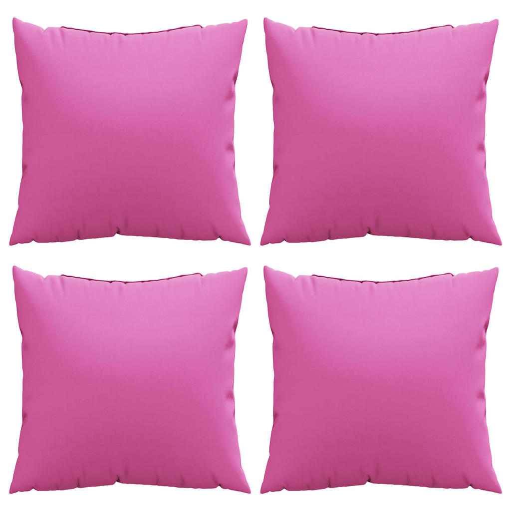 Jastučići za raspršenje 4 pcs Ružičasta 50 x 50 cm Poliester