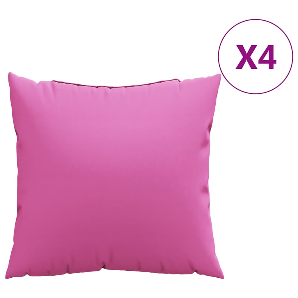 Jastučići za raspršenje 4 pcs Ružičasta 50 x 50 cm Poliester