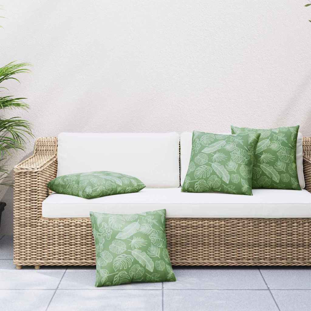 Jastučići za raspršenje 4 pcs Uzorak lista 60 x 60 cm Poliester