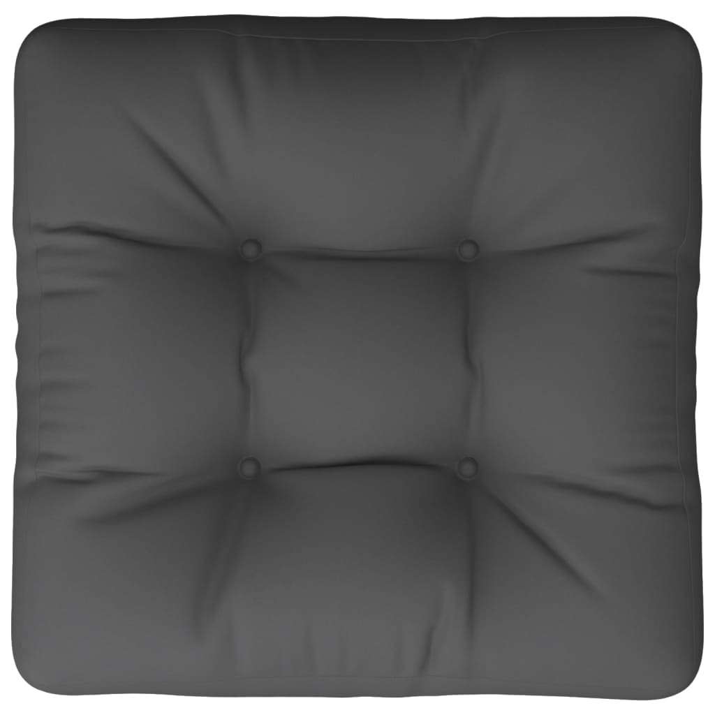 Jastuk za palete antracit 60 x 60 x 12 cm od tkanine