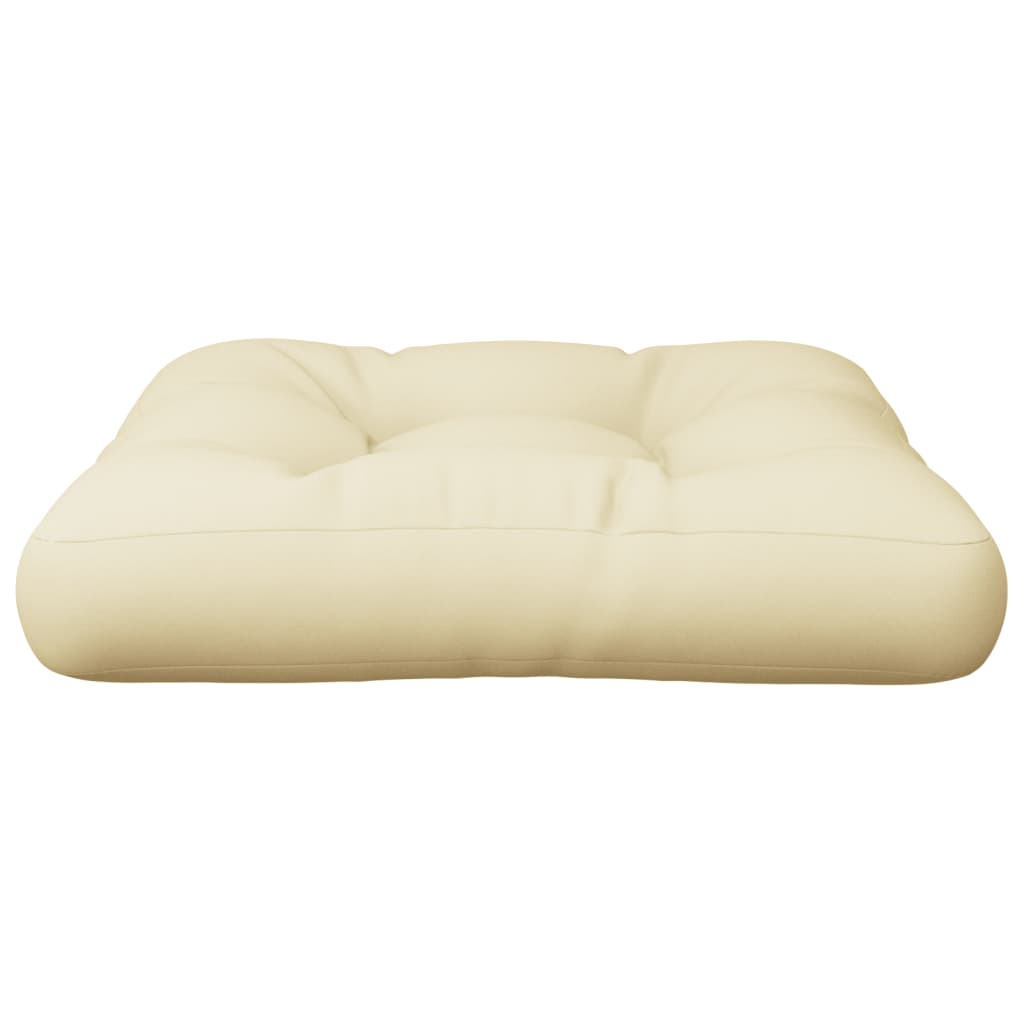 Jastuk za palete krem 60 x 60 x 12 cm od tkanine