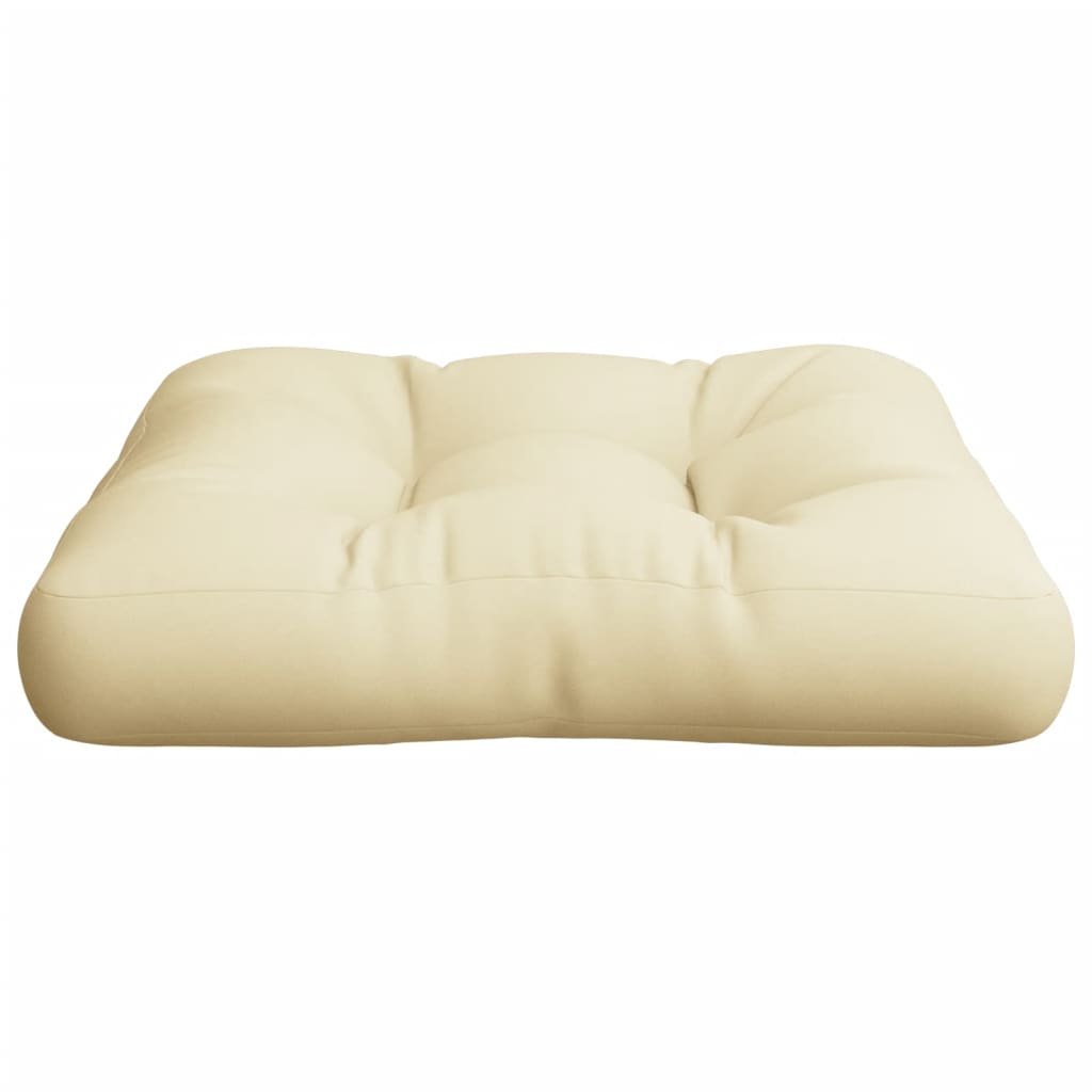 Jastuk za palete krem 60 x 60 x 12 cm od tkanine