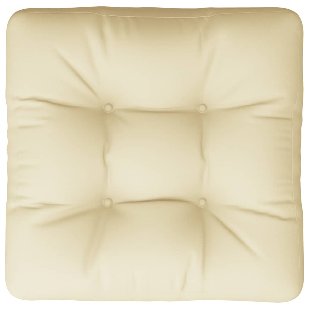 Jastuk za palete krem 60 x 60 x 12 cm od tkanine