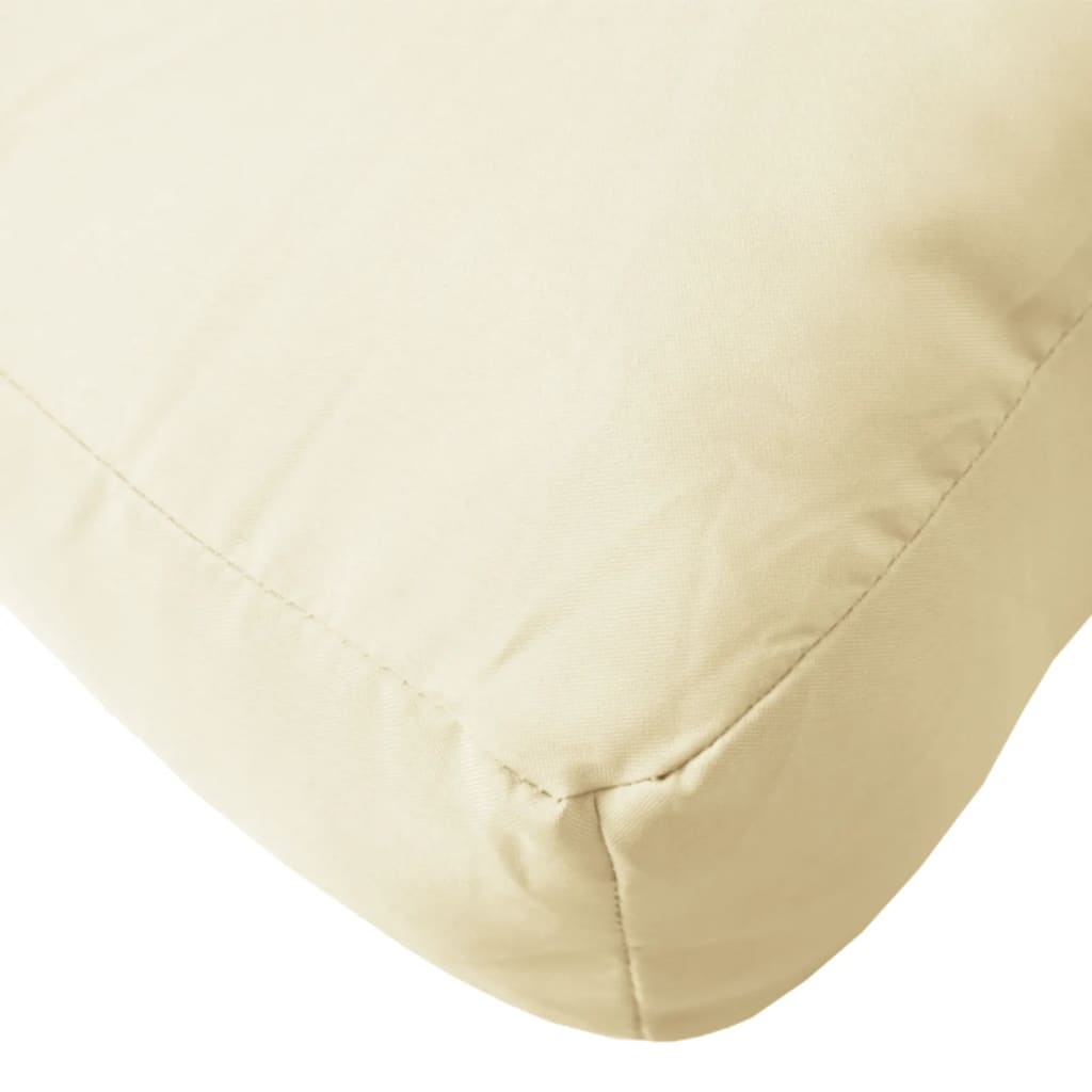 Jastuk za palete krem 60 x 60 x 12 cm od tkanine