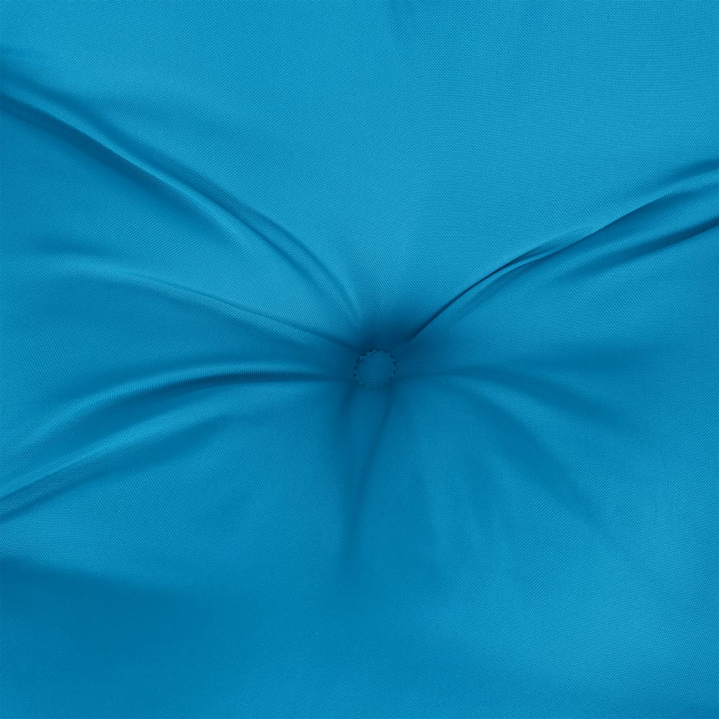 Jastuk za palete plavi 60 x 60 x 12 cm od tkanine