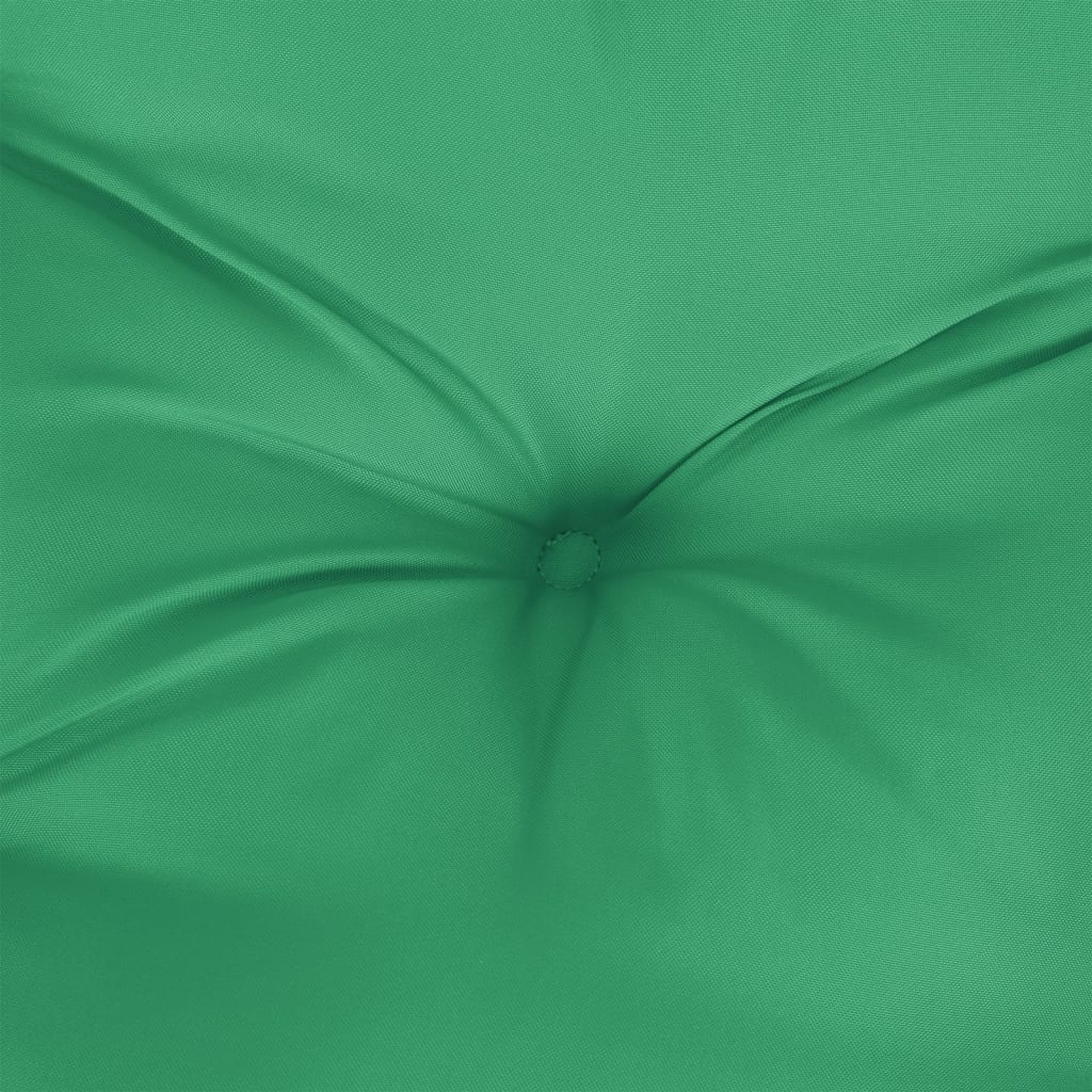 Jastuk za palete zeleni 60 x 60 x 12 cm od tkanine