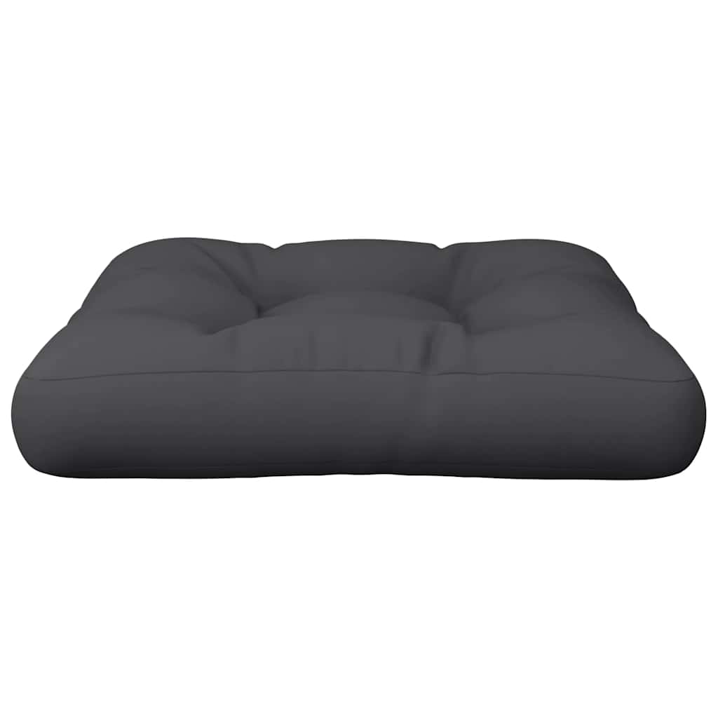 Jastuk za palete crni 60 x 60 x 12 cm od tkanine