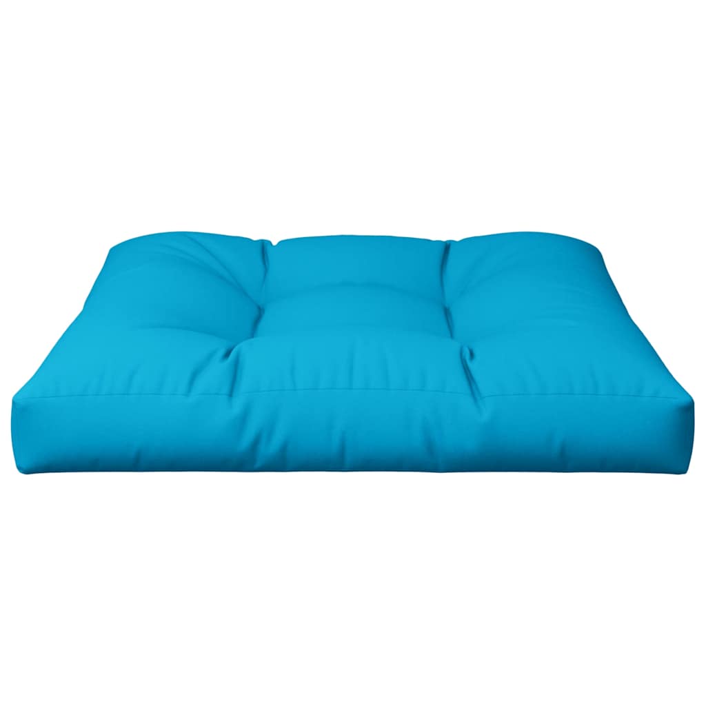 Jastuk za palete plavi 70 x 70 x 12 cm od tkanine