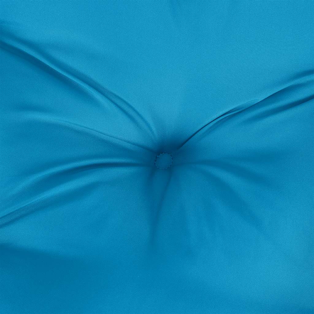 Jastuk za palete plavi 70 x 70 x 12 cm od tkanine