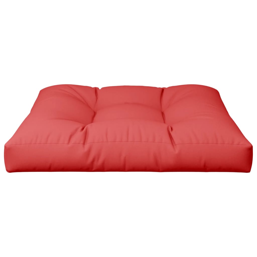 Jastuk za palete crveni 70 x 70 x 12 cm od tkanine