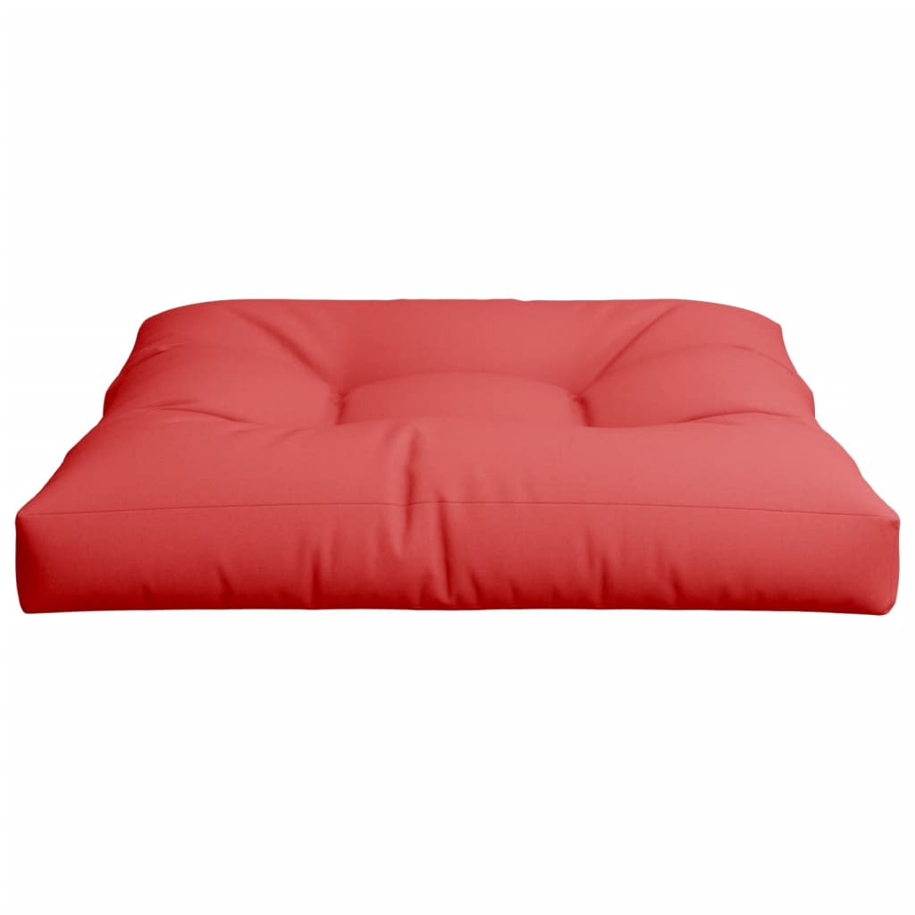 Jastuk za palete crveni 70 x 70 x 12 cm od tkanine